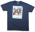 Attack On Titan Adult New T-Shirt - Poloraoid Main Cast Pic With Titan