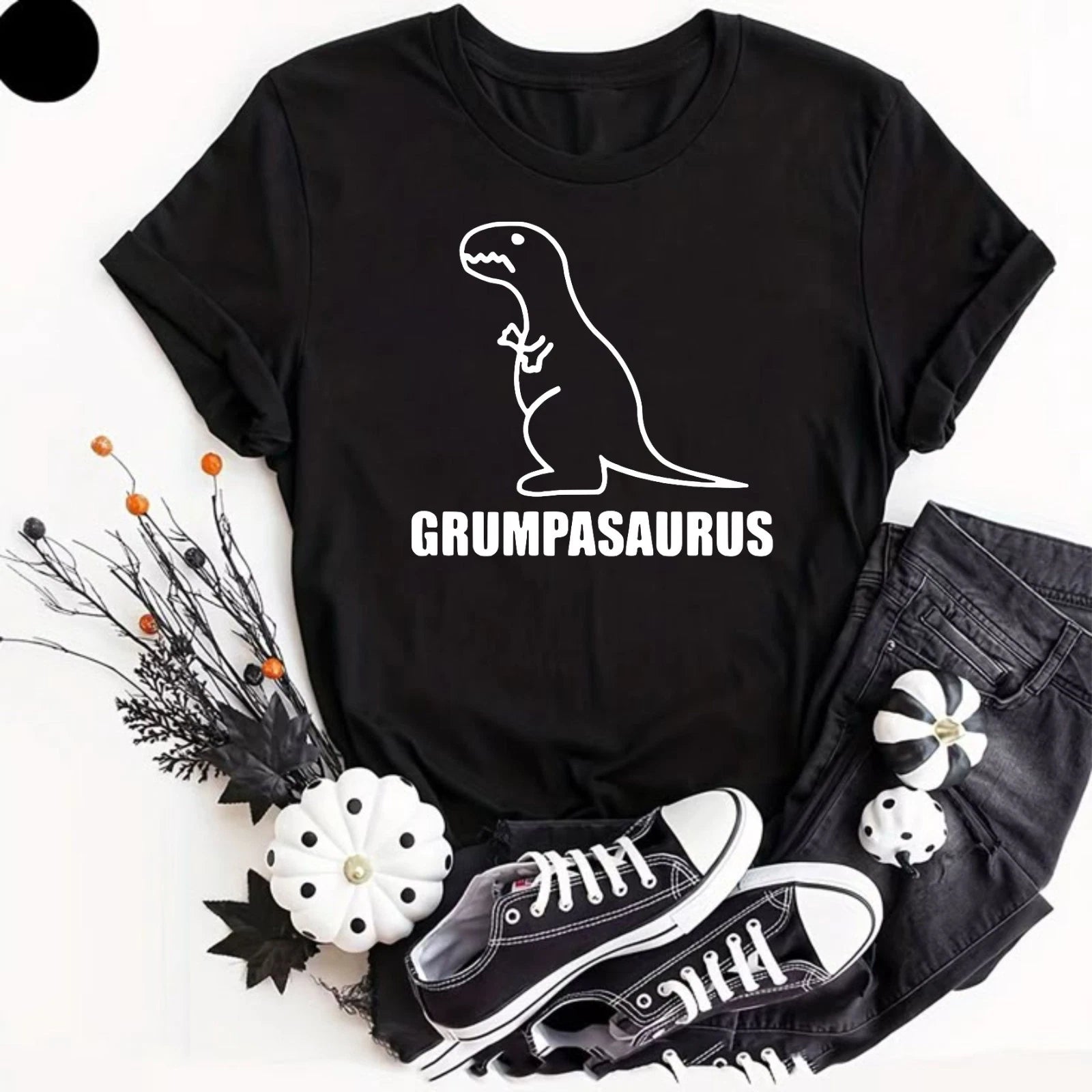 GRUMPASAURUS MENS T SHIRT FUNNY JOKE PRINTED NOVELTY DESIGN CUTE DINOSAUR RUDE