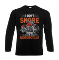 I Don't Snore I Dream I'm A Motorcycle Snore Men's Long Sleeve T-Shirt Top