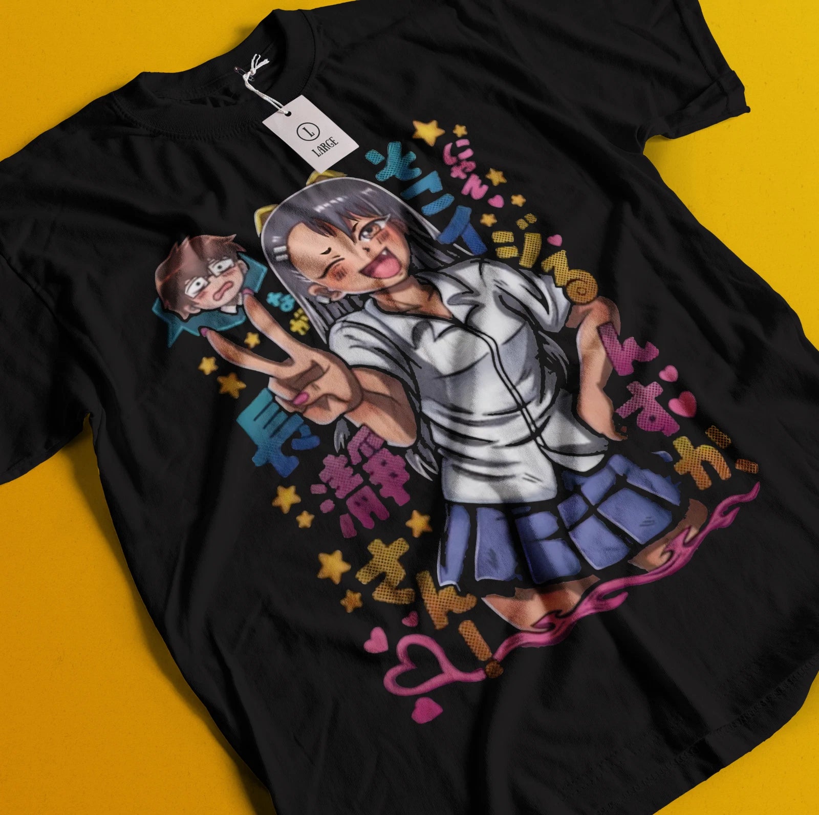 Miss Nagatoro T-Shirt Don't Toy With Me Tshirt Kawaii Hentai Anime Girl Shirt