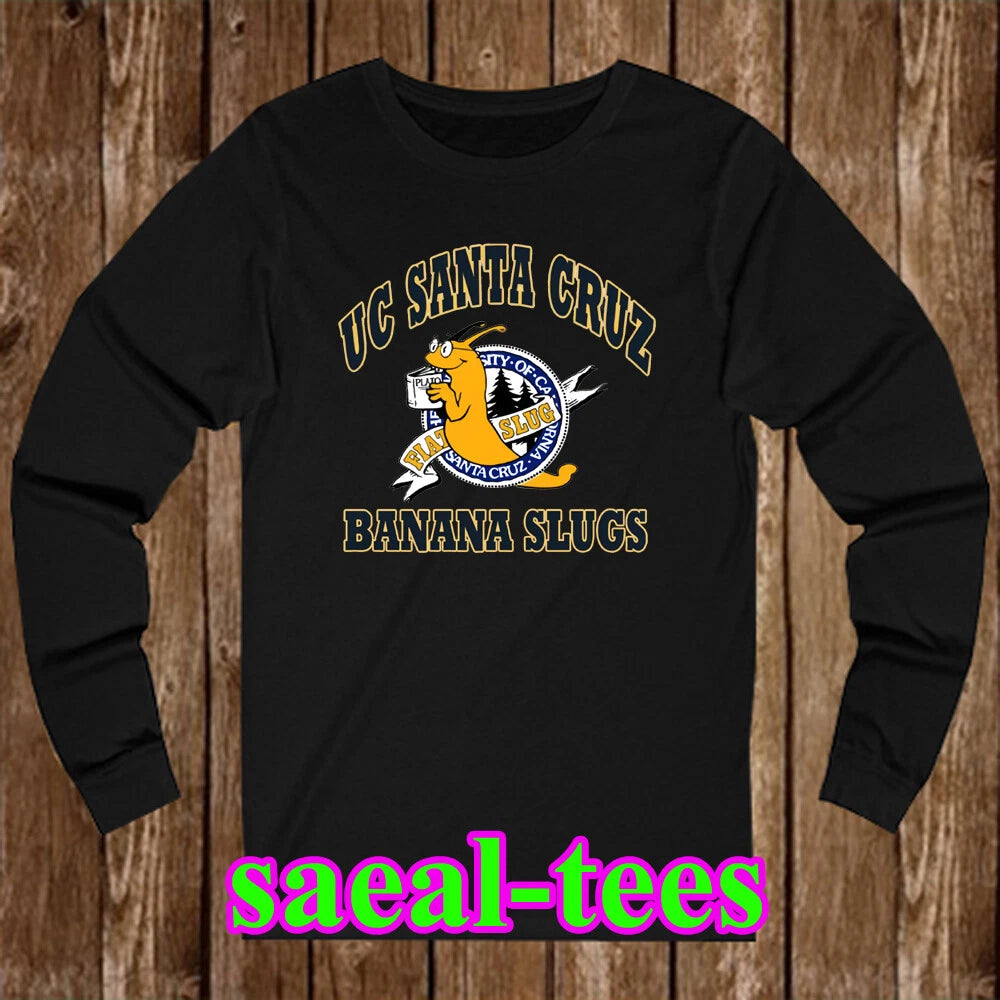 UC Santa Cruz Banana Slugs Black Size S-2XL