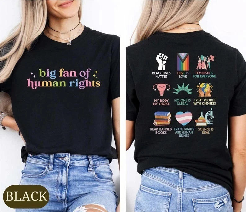Big Fan Of Human Rights Shirt, Equality shirt, Human Rights Top, Social Justice