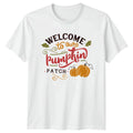 Welcome To Our Pumpkin Patch T-Shirt Fall Autumn Gift For Him And Her