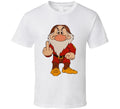 Grumpy Dwarf Middle Finger Funny Cartoon T Shirt