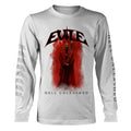 EVILE - HELL UNLEASHED (WHITE) WHITE Long Sleeve Shirt Medium