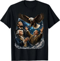 Funny Patriotic Presidents Bald Eagle Shirt USA Novelty Tee T-Shirt