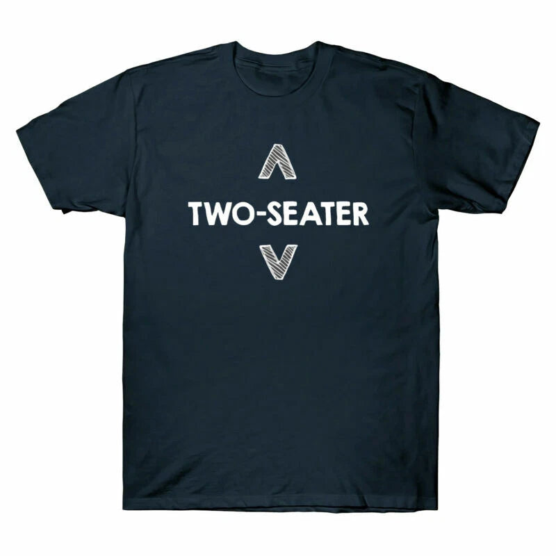 College Men's Tee Seater Humor Funny Arrows T-shirt Sarcastic Cotton Two