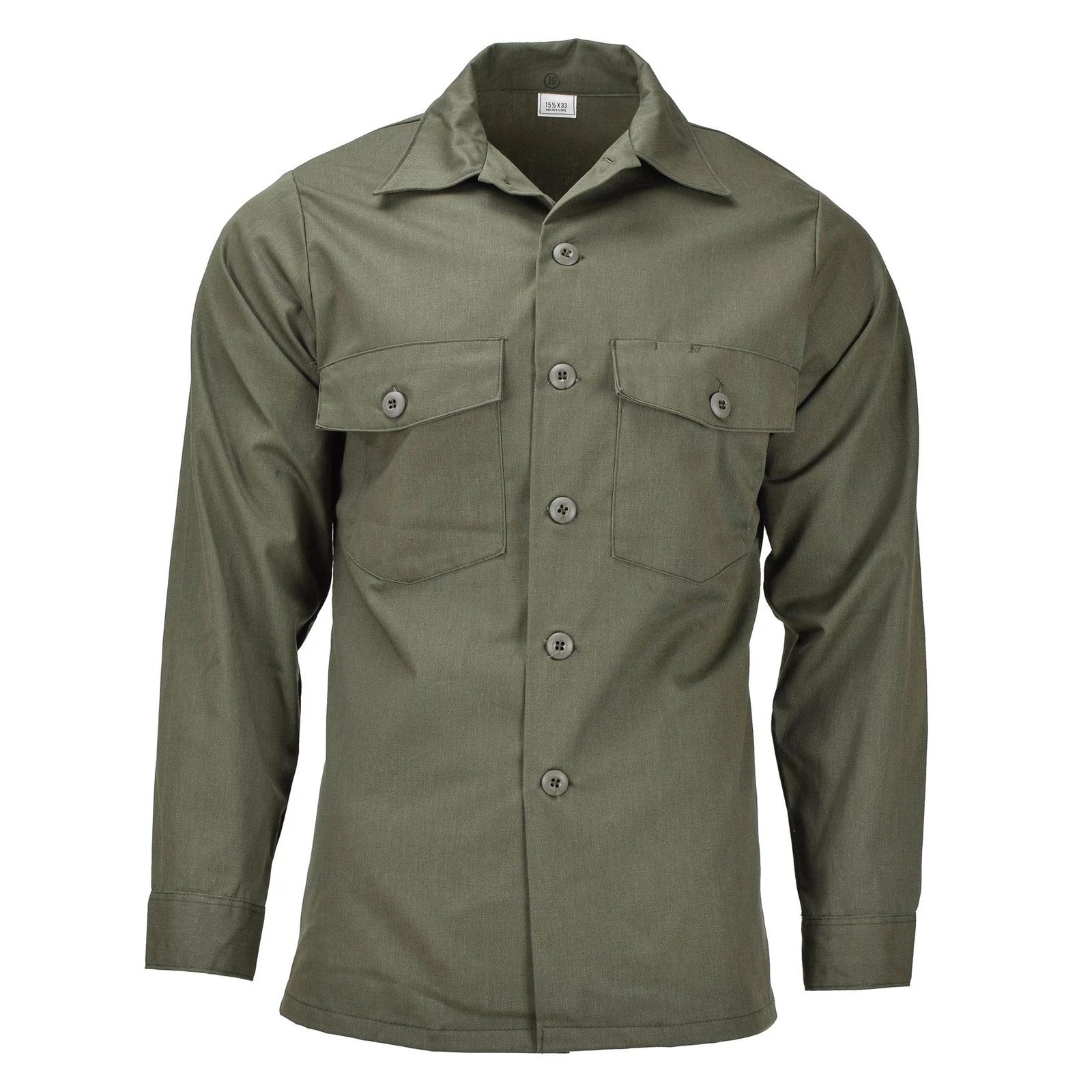 Original American army long sleeve tactical shirt olive fatigue military field