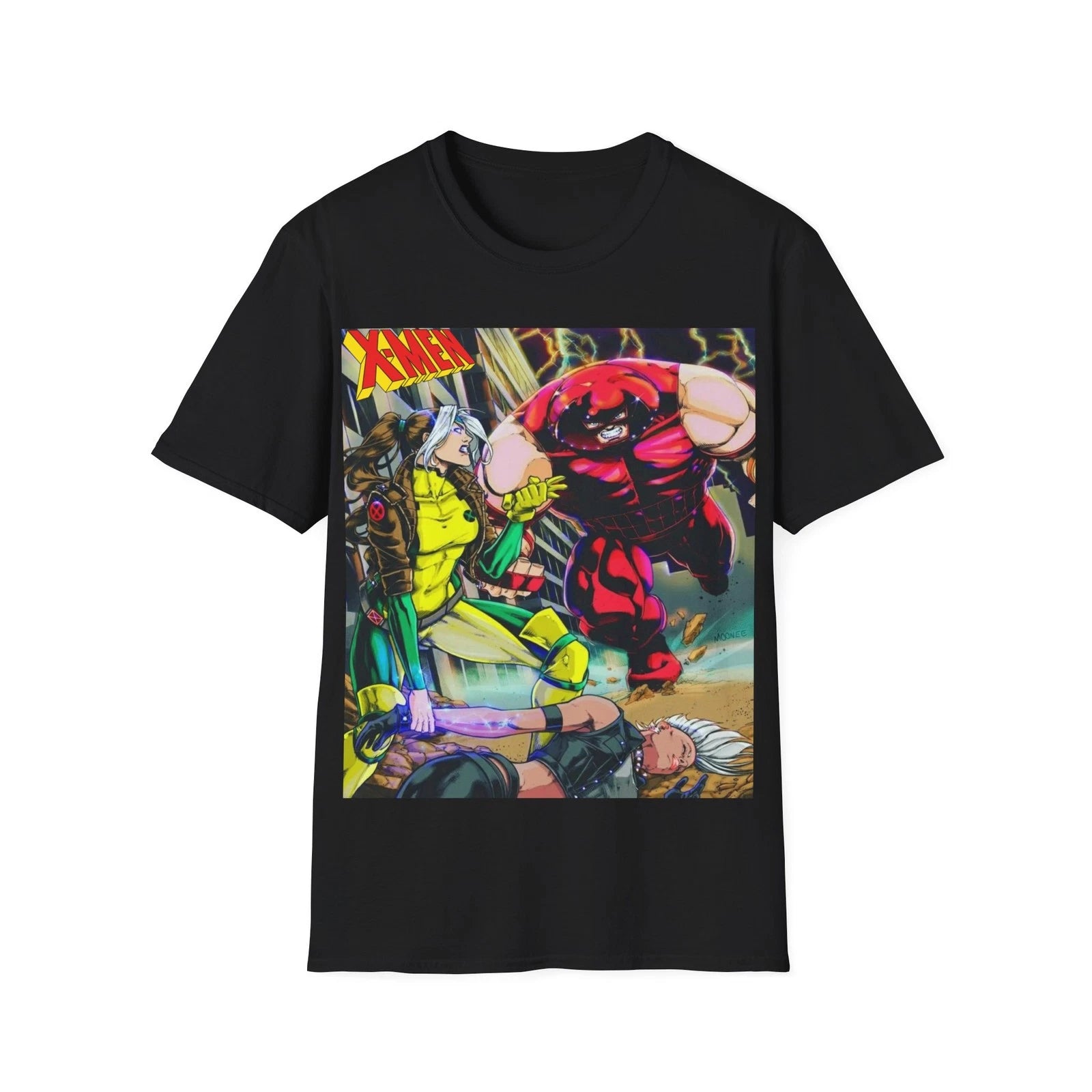 Rogue Defends as Juggernaut Strikes – X‑Men Showdown shirt