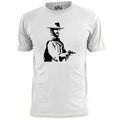 Mens Man With No Name (v3) Western Inspired T Shirt Clint Eastwood