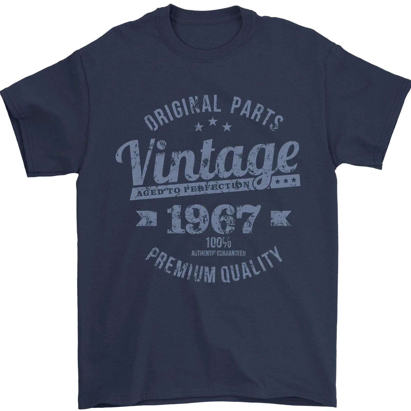 Vintage Year 59th Birthday 1967 Mens T-Shirt 100% Cotton