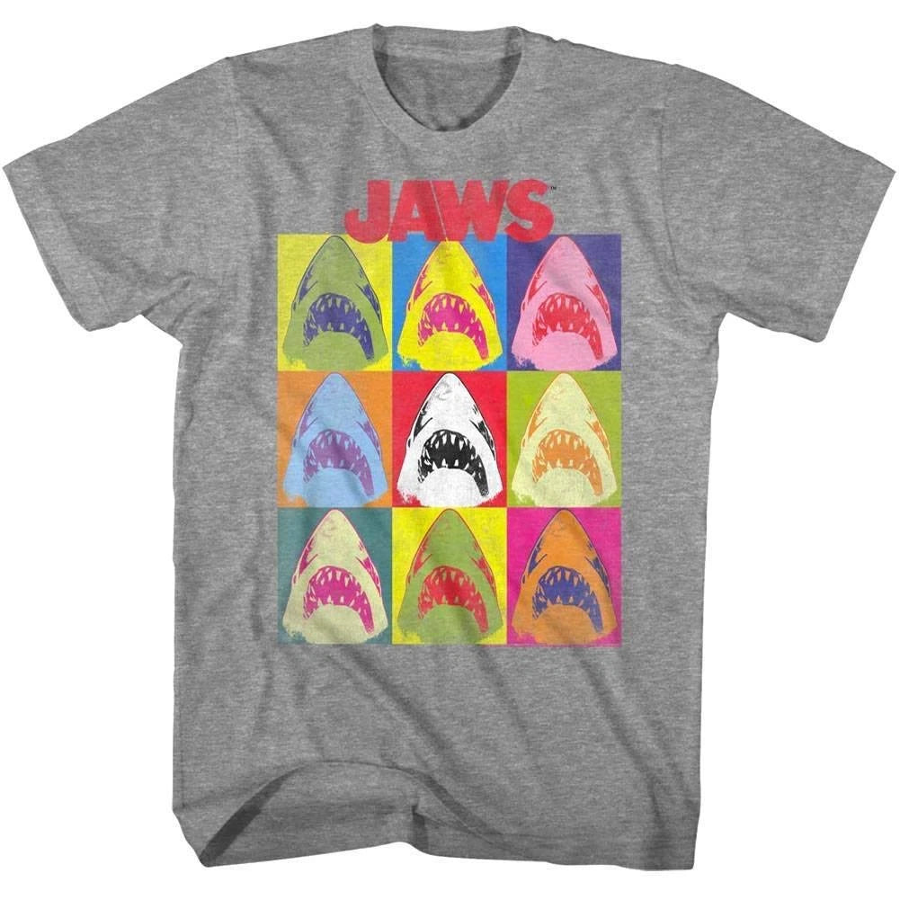 Jaws Warhol Pop Art Shark Men's T Shirt