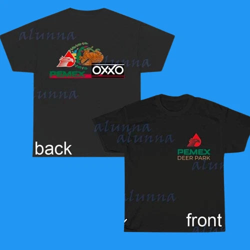 Pemex Mexico Gas Station Logo American T-Shirt Funny Size S to 5XL