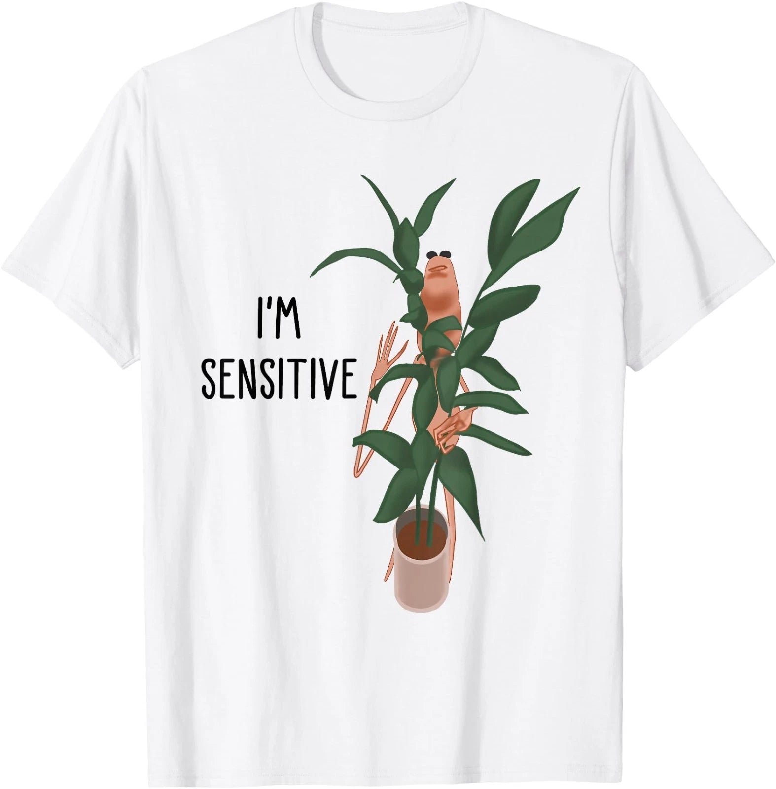 Marcus The Worm I’m Sensitive Funny Meme Brain Rot T-Shirt