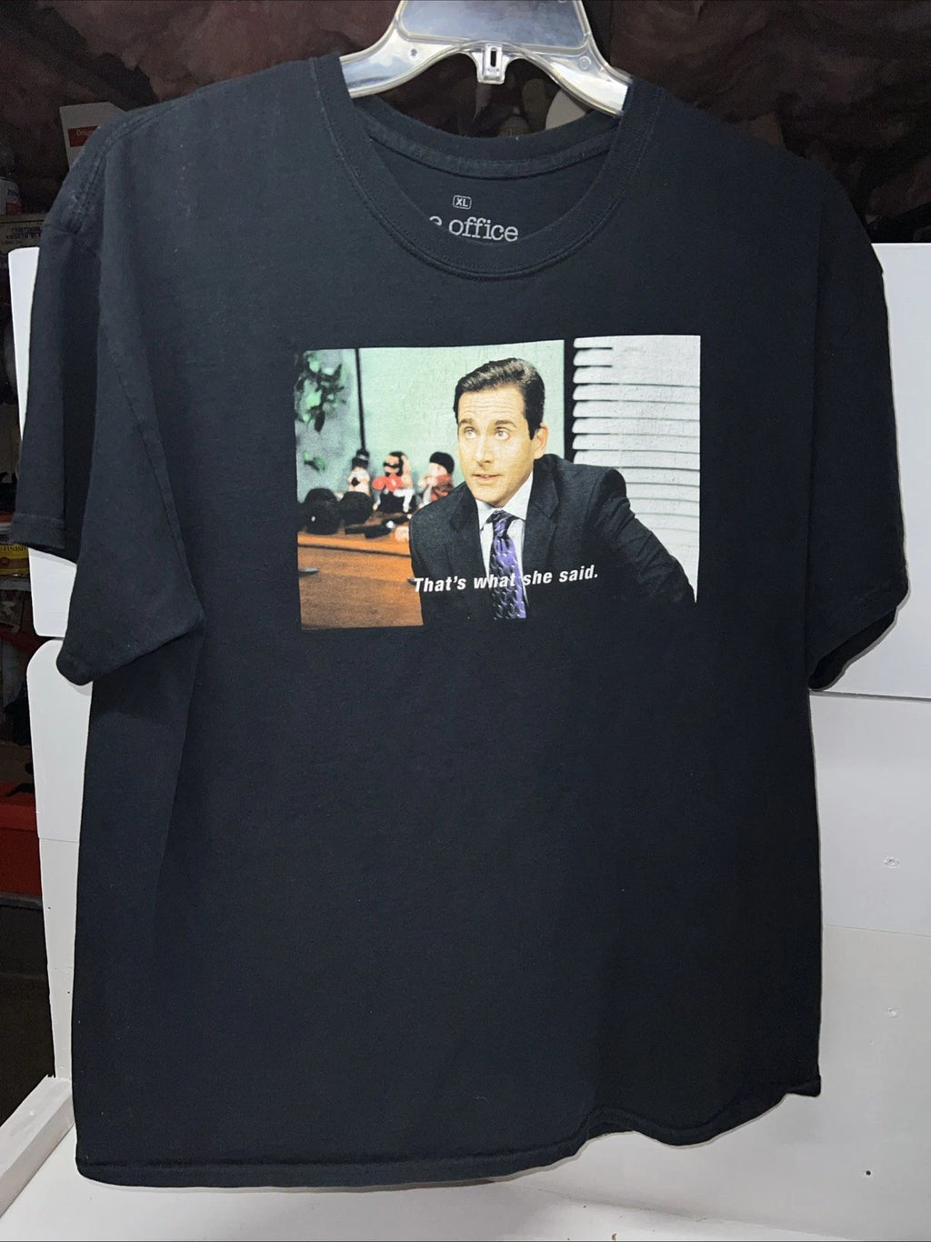 The Office That's What She Said Shirt Mens Size Large Black T-Shirt
