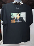 The Office That's What She Said Shirt Mens Size Large Black T-Shirt