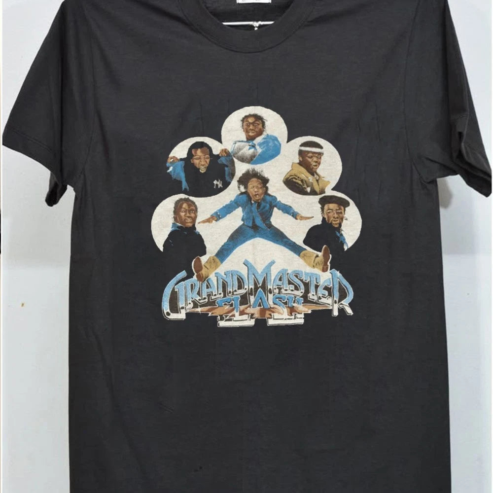 80's Grandmaster Flash Tee, Vintage Grandmaster Flash 80s Hip-hop Nostalgia