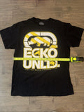 Y2K Ecko Unlimited Black And Yellow Tee Shirt