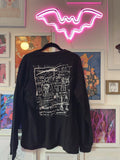 Jean Michel Basquiat Long Sleeve Shirt Gap Pop Art Keith Haring Black M