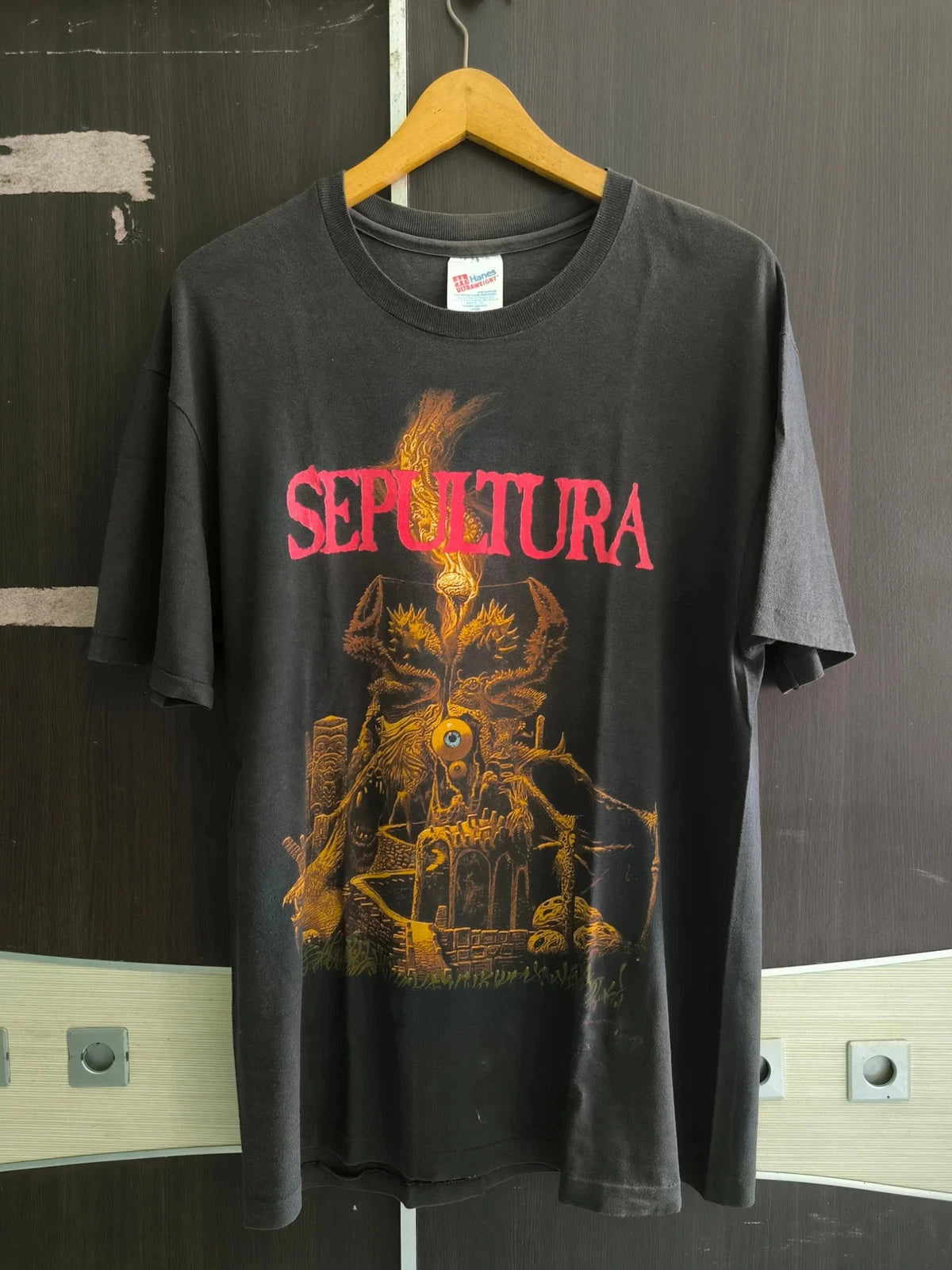 Vintage 90s Sepultura Band "ARISE" T-shirt Reprint