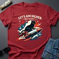 Let’s Aim Higher Than Survive – Inspirational Cat T-Shirt | Youniverses