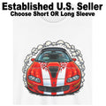 DigiRods Camaro SS Red 35th Anniversary 2002 Model Cartoon Car T Shirt