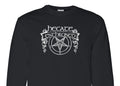 Hecate Enthroned Long Sleeve T-Shirt black metal lamp of murmuur vargrav abigor