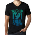 Men's Graphic T-Shirt V Neck Unique Is The Highest Good Eco-Friendly Limited