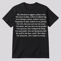 F Trump Quote  T shirt Tee Funny Anti Trump Protest