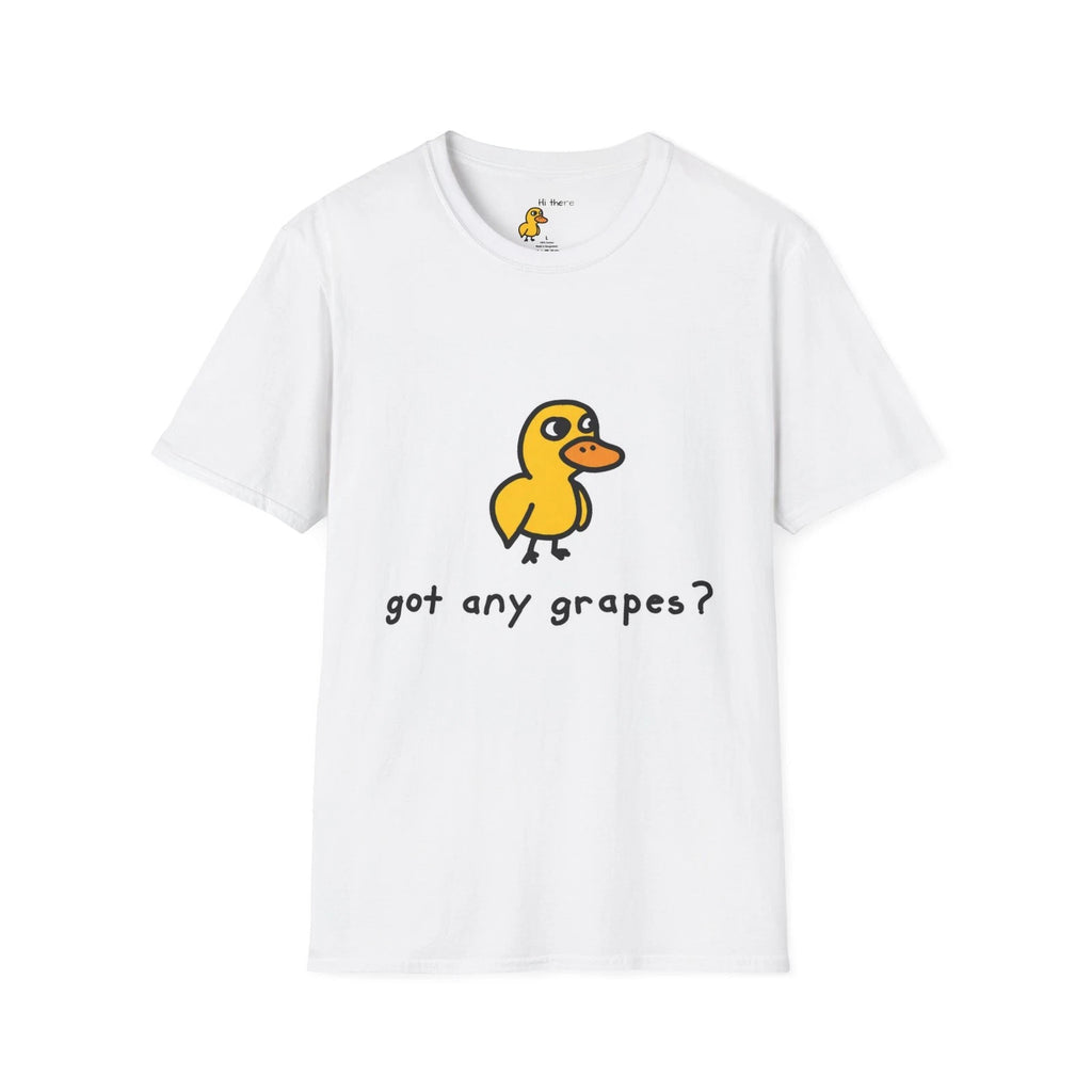 Got Any Grapes? duck illustration T-Shirt | funny bird tee
