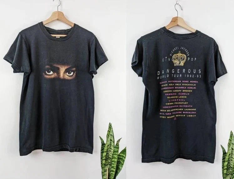 Vintage Michael Jackson T-shirt Merch Dangerous 1992-93 World Tour