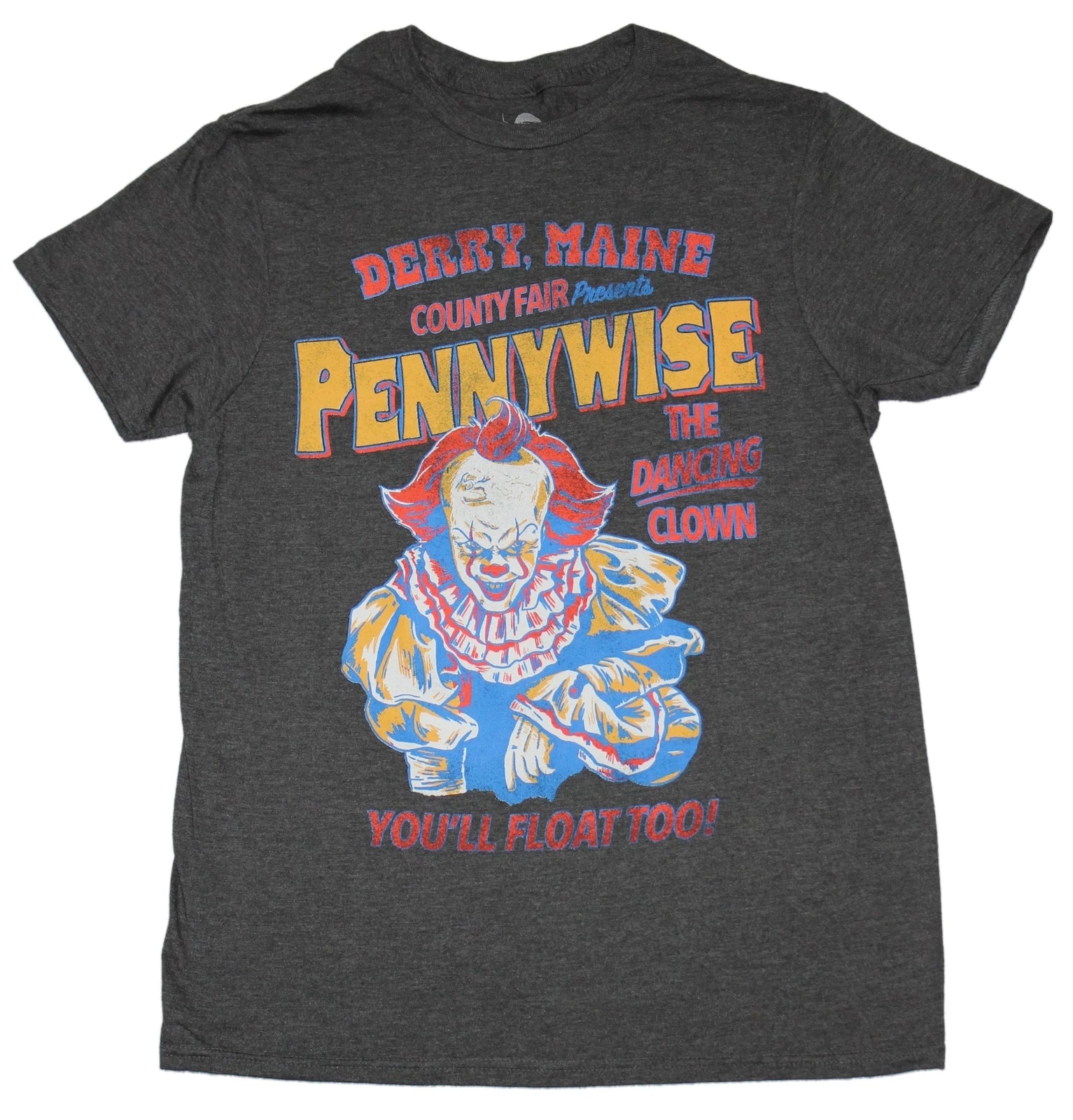 It Stephen King's New Adult T-Shirt - Pennywise at the Derry County Fair