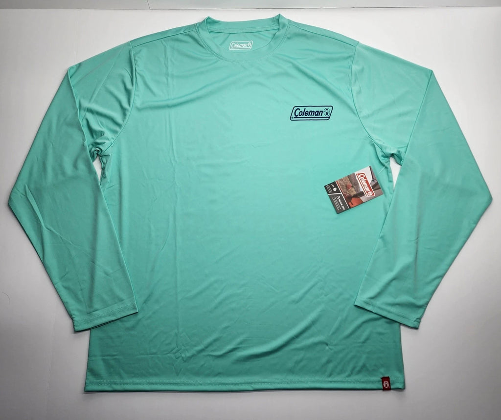 Coleman Long Sleeve Shirt UPF 50 & Quick Dry New With Tags Te