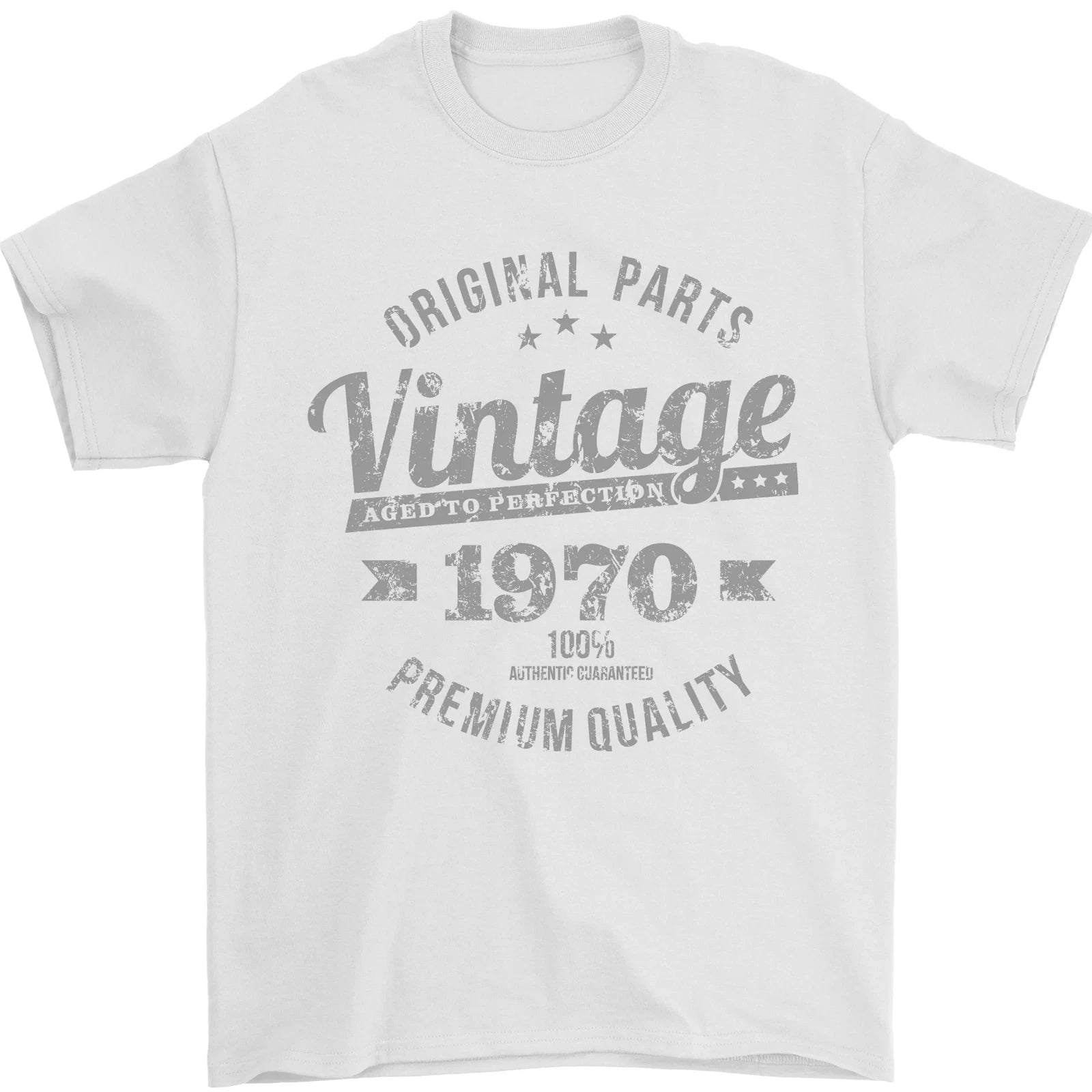 Vintage Year 56th Birthday 1970 Mens T-Shirt 100% Cotton