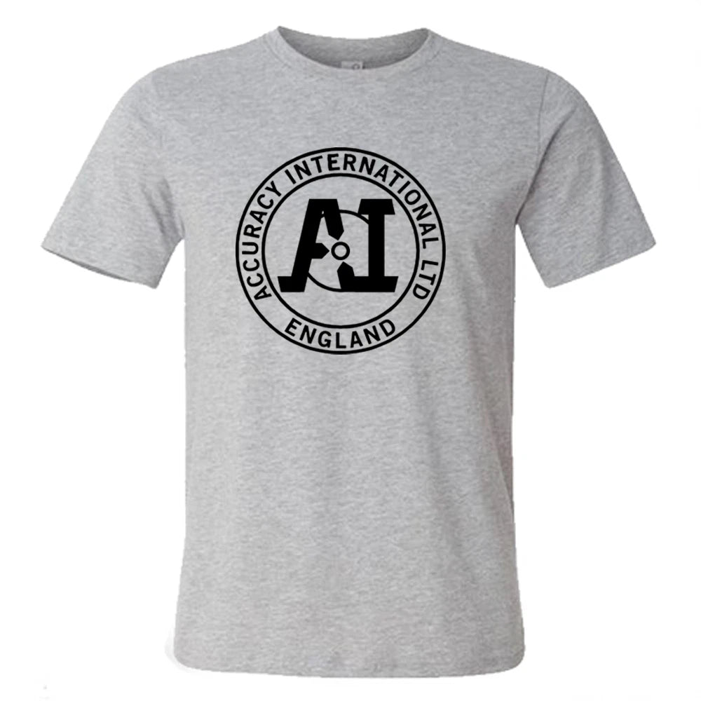 Accuracy International Guns Firearms Men's Grey Size S to 5XL