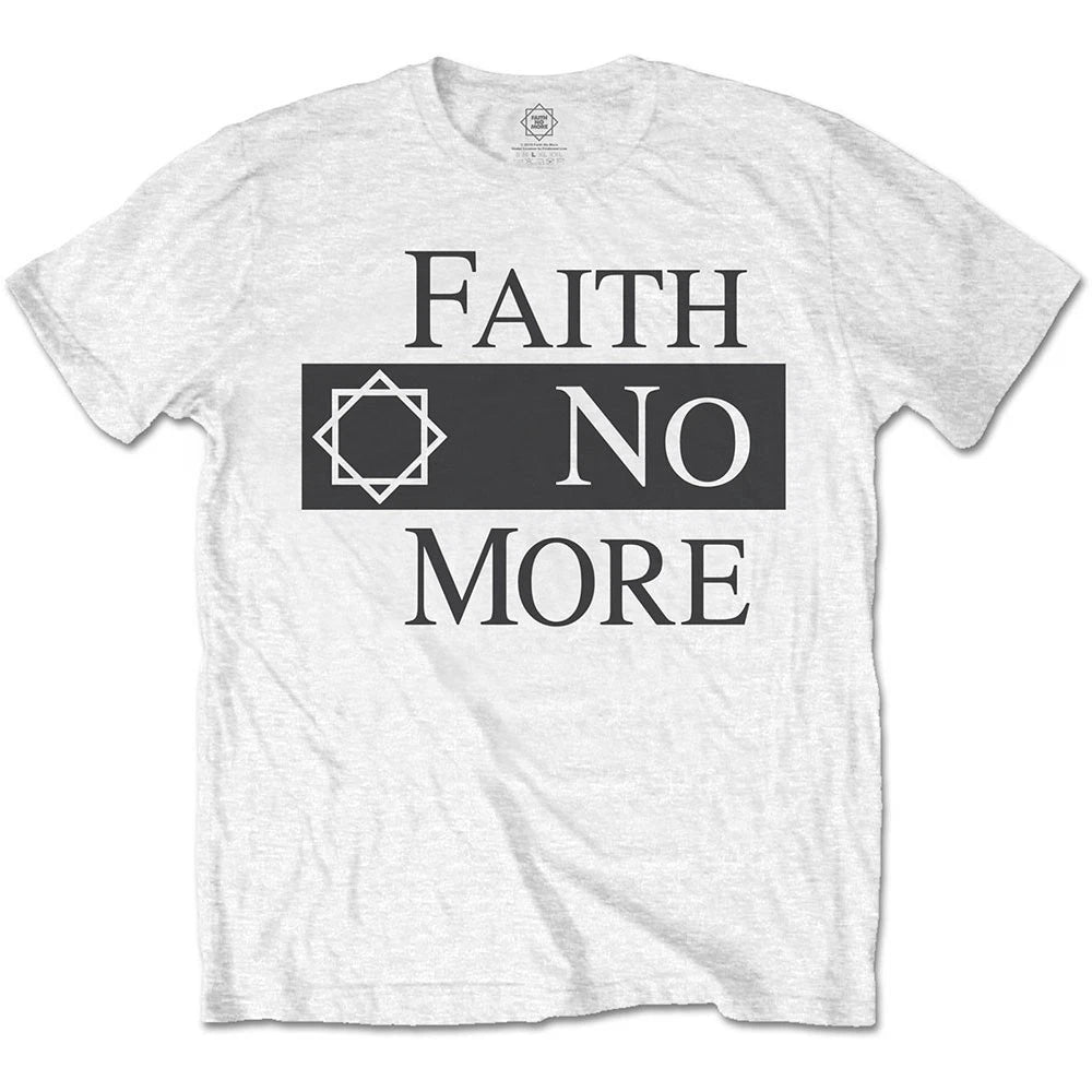 White Faith No More Logo Official Unisex T-Shirt