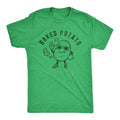 Mens Baked Potato T Shirt Funny 420 Marijuana Weed Graphic Novelty Tee for