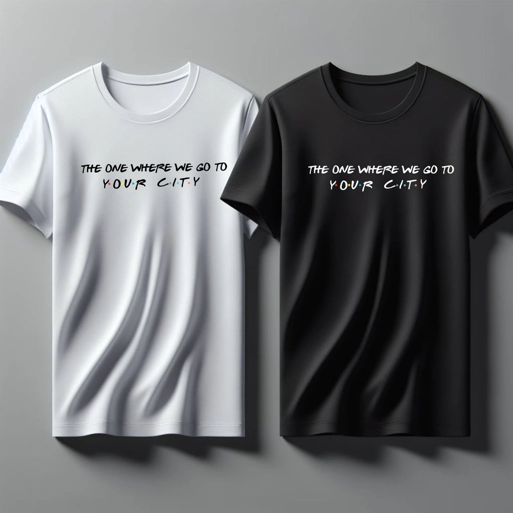 Friends inspired tshirt, Personalised t-shirt, The One Where We Go T-Shirt gift