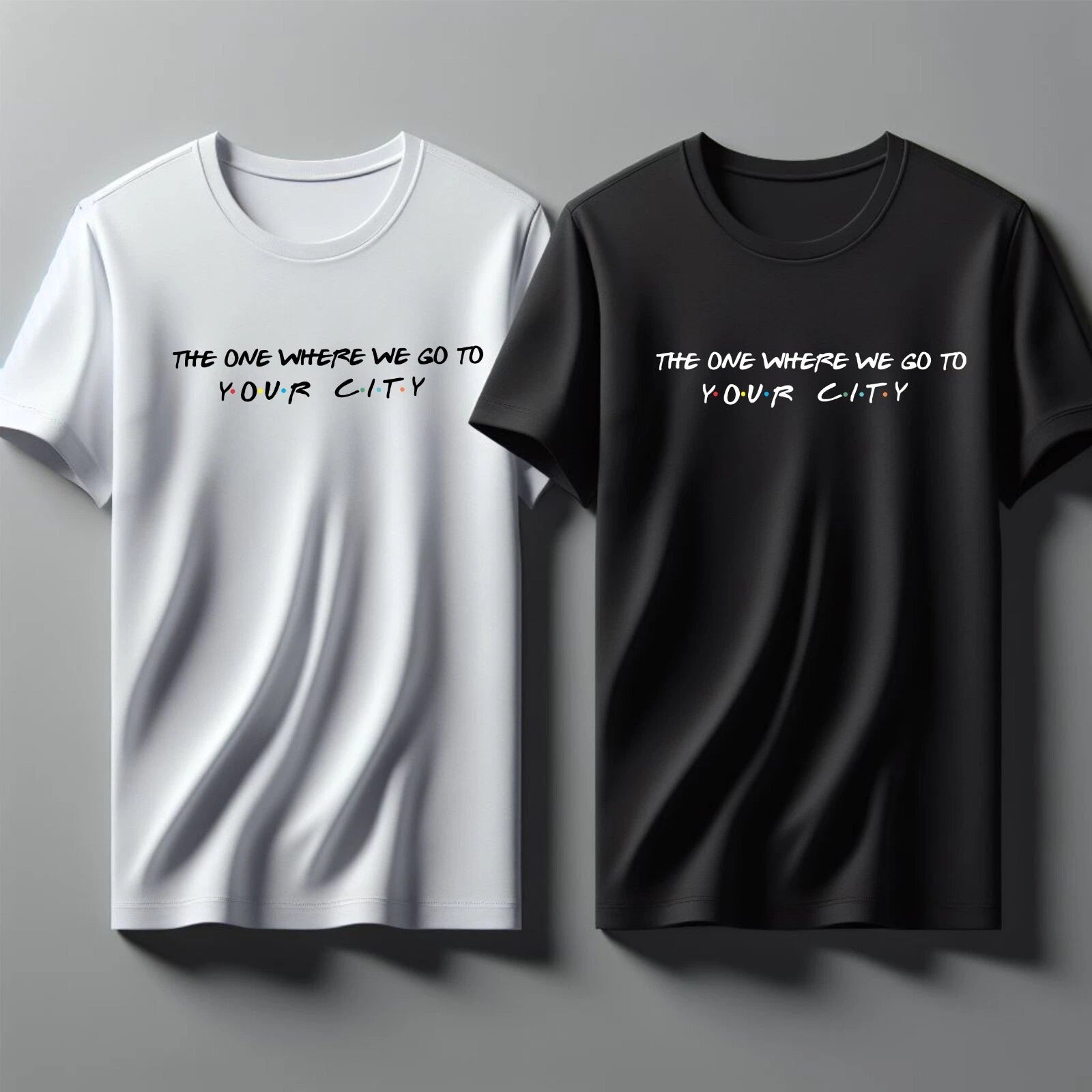 Friends inspired tshirt, Personalised t-shirt, The One Where We Go T-Shirt gift