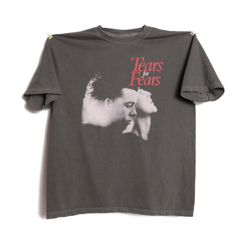 Tears For Fears Tee SHOUT Ultra Faded Post Punk New Wave Band Shirt Songs From t