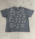 Fashion Victim 1990 Vintage Boning Skeletons T-Shirt XXL
