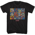 Masters Of The Universe 12 Character Blocks Skeletor He-Man She-Ra Men's T Shirt