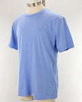 BARBOUR Mens Sky Blue Garment Dyed Cotton Crew Neck T Shirt SMALL NWT