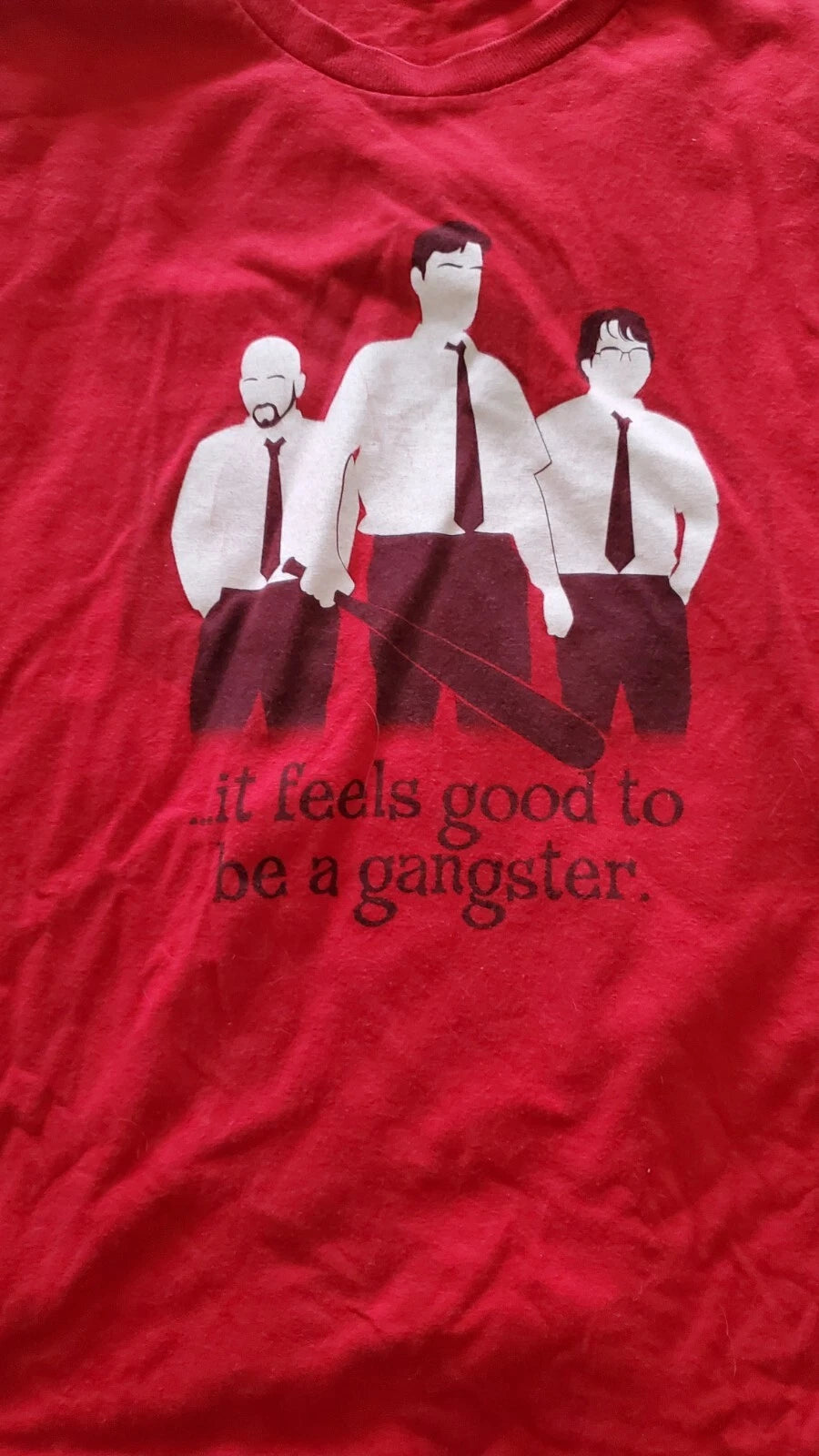 Movie office space shirt Men's LARGE. Tee Fury Brand.