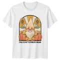 Fall Is My Favorite Color T-Shirt Autumn Gnome Fall Season Gift For Him And Her
