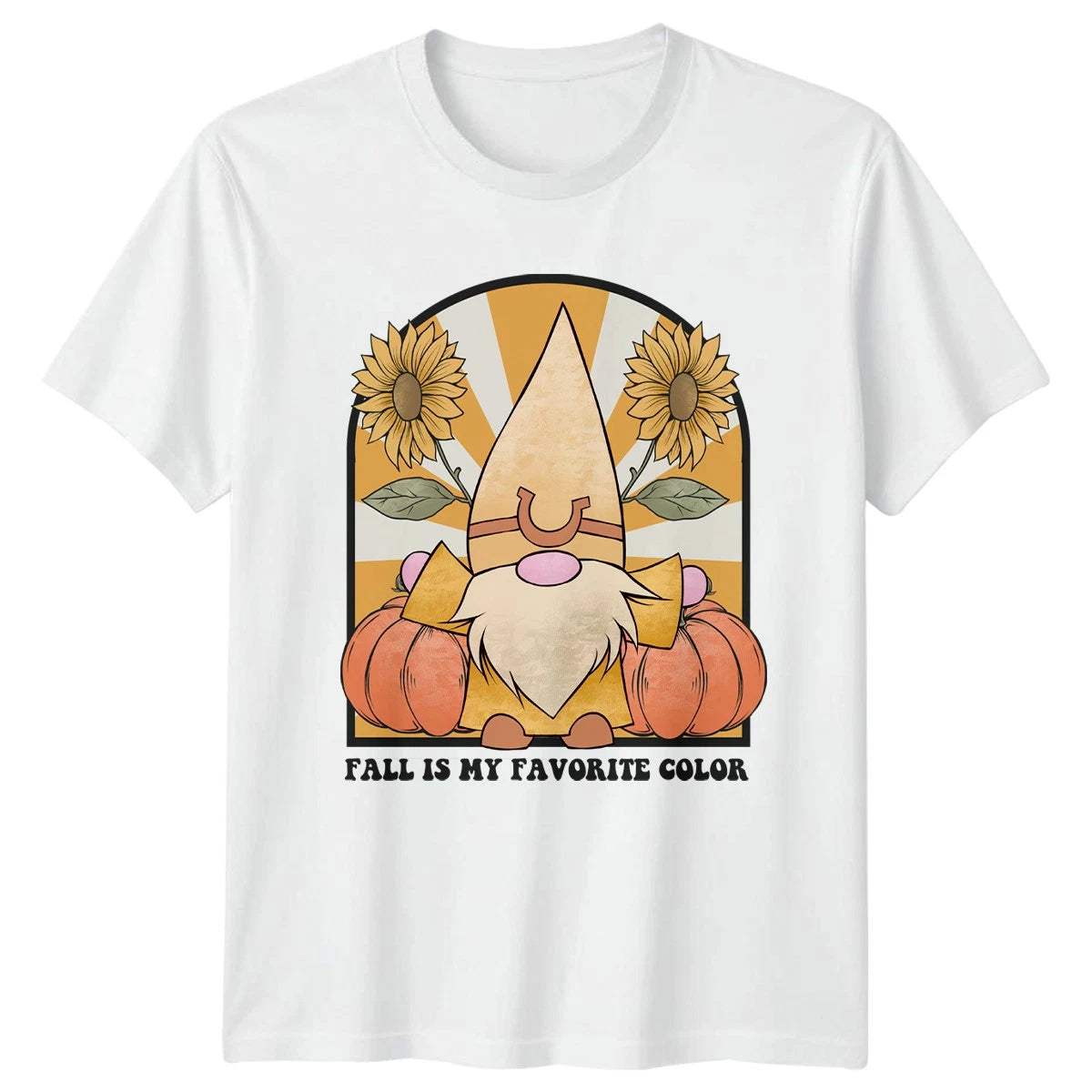 Fall Is My Favorite Color T-Shirt Autumn Gnome Fall Season Gift For Him And Her