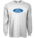 Long sleeve t-shirt Ford logo decal tee mustang trucks gear men's clothing