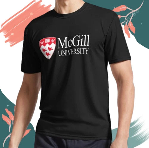 NEW! McGill University Logo Funny USA Size Unisex Hoodie & T-Shirt