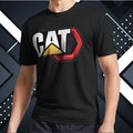 NEW! CAT Machine Logo Funny USA Size Unisex Hoodie & T-Shirt