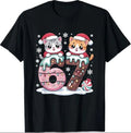 67 Funny Meme Kawaii Cats Christmas Ice Cream Drip 6 7 T-Shirt